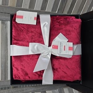 Oversized Velvetsoft Throw 60X70 | Berkshire Blanket & Home Co | Garnet